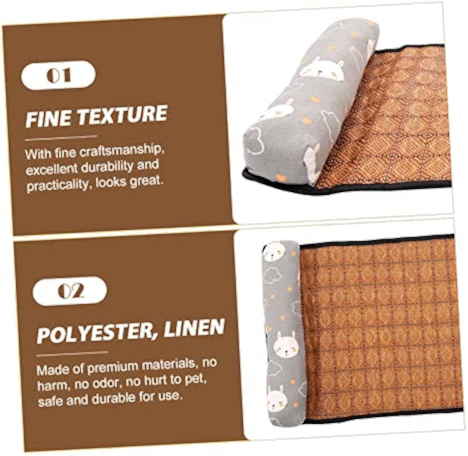 HKM-088403 Pet Cooling Mat - Ice Silk Pad for Comfortable Summer Relief for Dogs and Cats