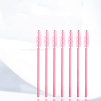 HKM-708563 Dual-Use Disposable Spiral Eyelash and Eyebrow Brush with Adjustable Head
