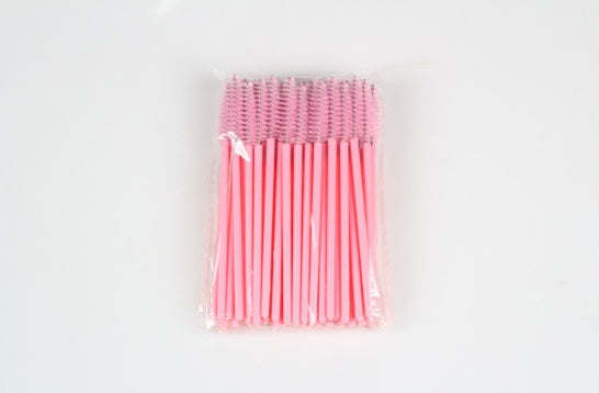 HKM-708563 Dual-Use Disposable Spiral Eyelash and Eyebrow Brush with Adjustable Head
