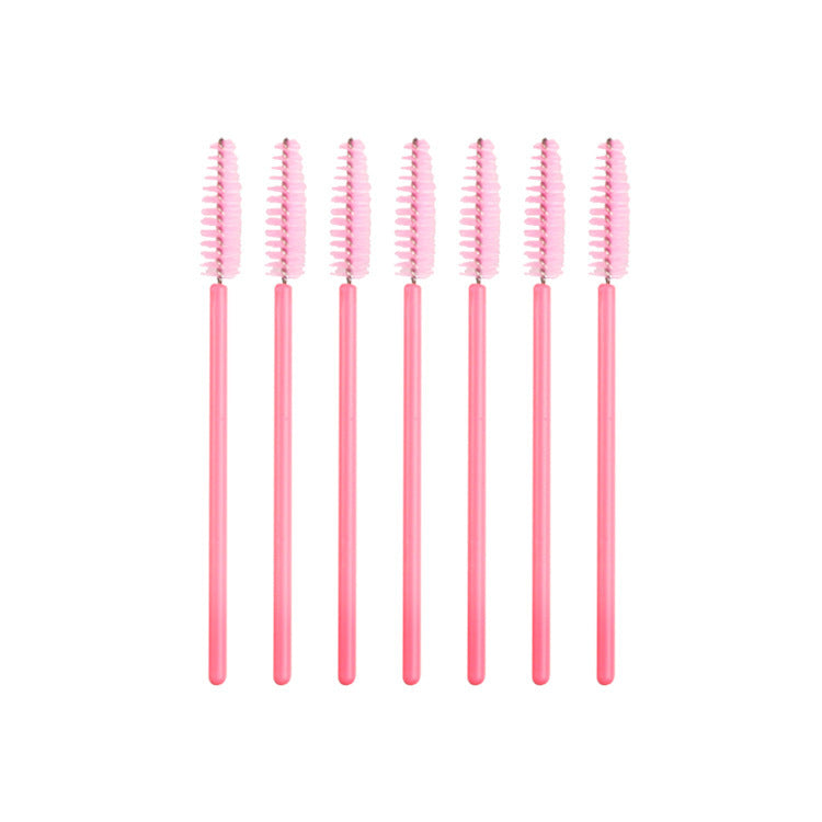 HKM-708563 Dual-Use Disposable Spiral Eyelash and Eyebrow Brush with Adjustable Head