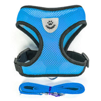HKM-287827 Dog Chest Harness with Traction Rope ¨C Adjustable Mesh Design, Sizes S to XL