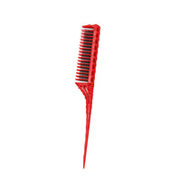 HKM-903379 Three-Row Pointed Tail Hairdressing Comb - Durable Plastic Design