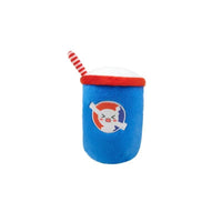 HKM-120019 Fast Food-Themed Plush Dog Toy Set - Bucket, Fries, Soda & Burger with Squeakers