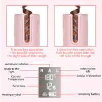 HKM-820115 Electric Rotating Massage Device with Adjustable Temperature and Rotation Settings
