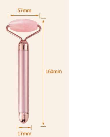HKM-012051 2-in-1 Jade Roller Beauty Stick for Facial Contouring and Skin Rejuvenation