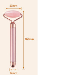 HKM-012051 2-in-1 Jade Roller Beauty Stick for Facial Contouring and Skin Rejuvenation