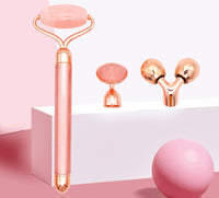 HKM-012051 2-in-1 Jade Roller Beauty Stick for Facial Contouring and Skin Rejuvenation