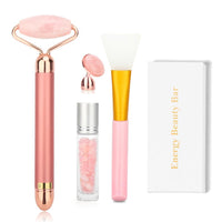 HKM-012051 2-in-1 Jade Roller Beauty Stick for Facial Contouring and Skin Rejuvenation