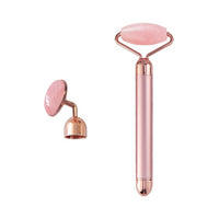 HKM-012051 2-in-1 Jade Roller Beauty Stick for Facial Contouring and Skin Rejuvenation