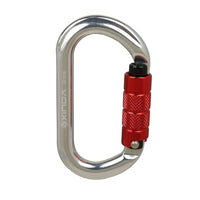 HKM-570707 O-Shaped Thread Lock Carabiner for Rock Climbing and Outdoor Activities