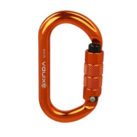 HKM-570707 O-Shaped Thread Lock Carabiner for Rock Climbing and Outdoor Activities