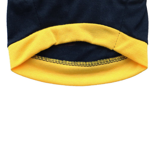 HKM-820371 Cotton Jersey Sports Vest for Small Dogs ¨C Green with Yellow Trim