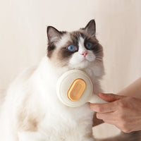 HKM-151635 Pet Grooming Brush for Cats and Dogs - Non-Slip Stainless Steel Hair Removal Comb