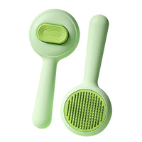 HKM-151635 Pet Grooming Brush for Cats and Dogs - Non-Slip Stainless Steel Hair Removal Comb