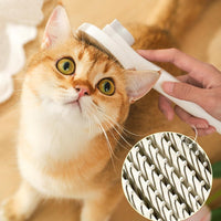 HKM-970387 Self-Cleaning Cat and Dog Grooming Brush for Short and Long Haired Pets ¨C Easy Fur Removal and Gentle Massage