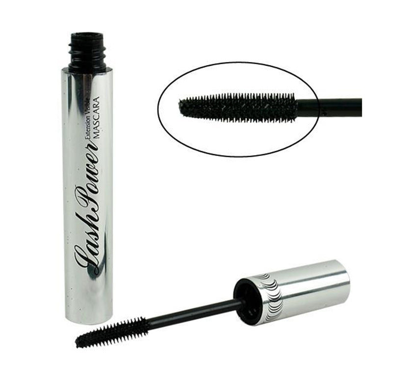 HKM-033939 Waterproof Long-Thick Black Mascara with Silicone Brush for Enhanced Eyelash Volume