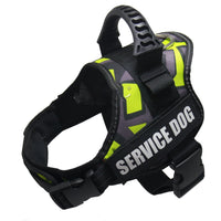 HKM-678739 Reflective Adjustable Dog Harness for Small to Large Breeds - Nylon Chest Strap Vest in Multiple Colors
