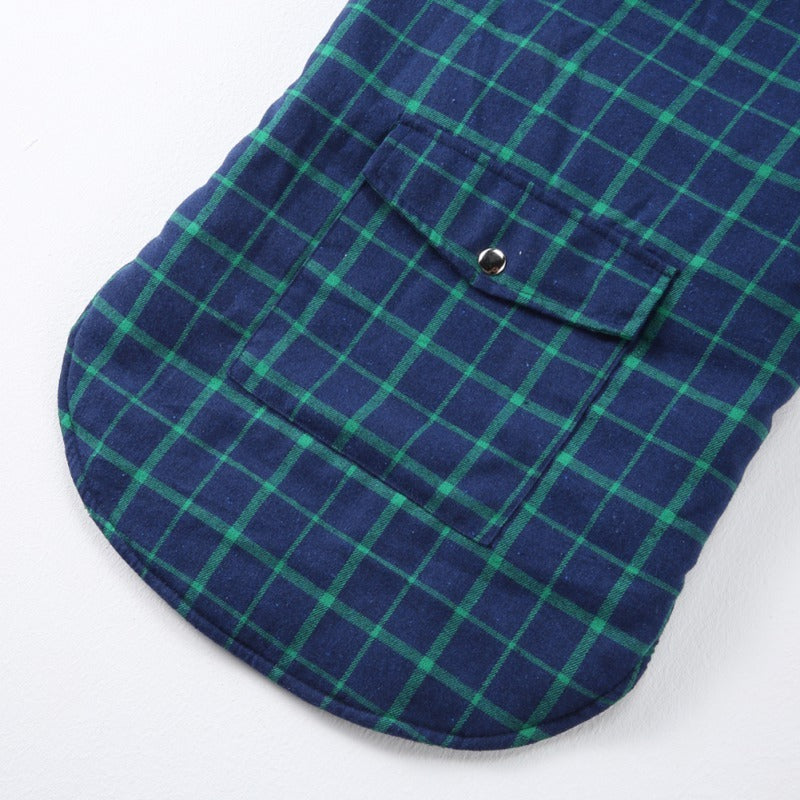 JMT-930890 Reflective Slim Fit Winter Vest for Large Dogs - Polyester in Red and Blue