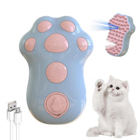 HKM-870931 Self-Cleaning 4-in-1 Cat & Dog Grooming Steam Brush with Massage Feature and Release Button for Easy Fur Removal