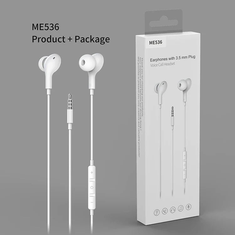KTX-616787 Wired 3.5mm Earbuds with Microphone and Volume Control for iPhone