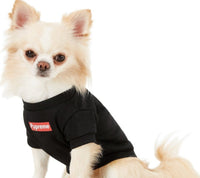HKM-900563 Breathable Cotton Pet T-Shirt for Dogs - Available in Black and White, Sizes S to XXL