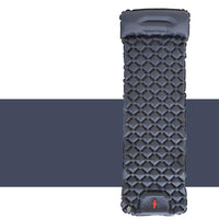 HKM-218003 Ultralight Inflatable Camping Sleeping Pad with Integrated Pillows for Hiking and Travel