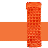 HKM-218003 Ultralight Inflatable Camping Sleeping Pad with Integrated Pillows for Hiking and Travel