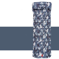 HKM-218003 Ultralight Inflatable Camping Sleeping Pad with Integrated Pillows for Hiking and Travel