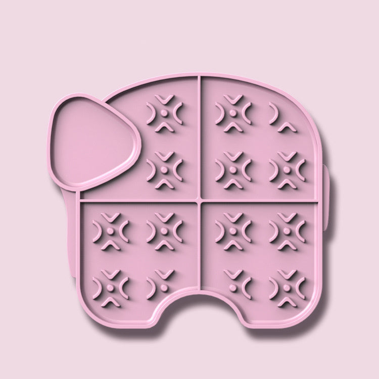 HKM-587475 Silicone Pet Slow Feeder Licking Pad with Suction Cup for Dogs and Cats