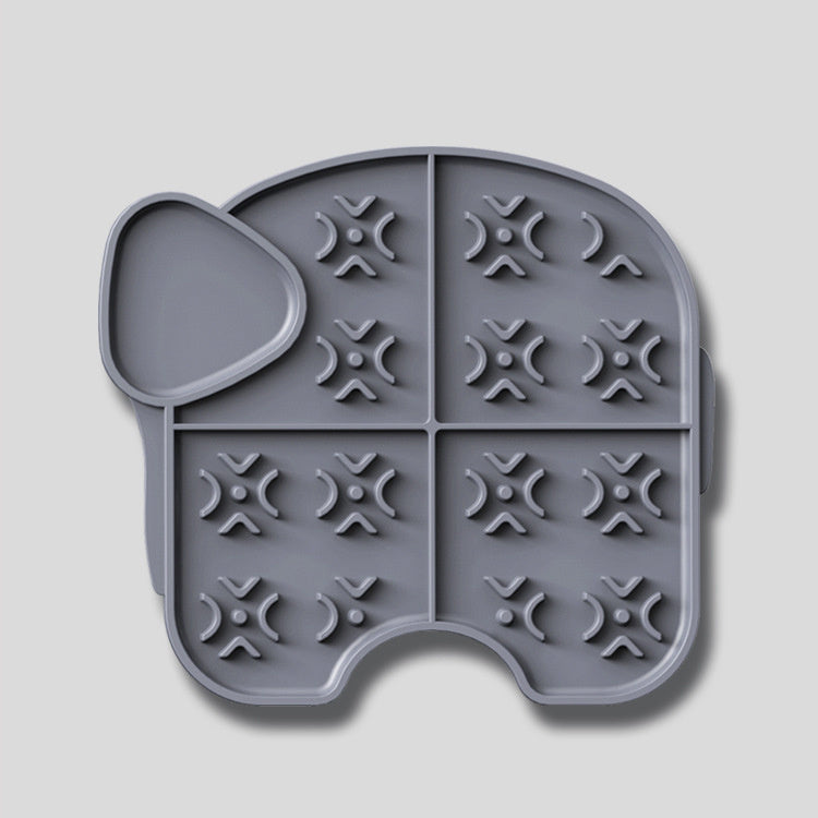 HKM-587475 Silicone Pet Slow Feeder Licking Pad with Suction Cup for Dogs and Cats