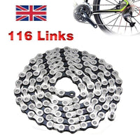 HKM-864787 9-Speed 116 Links Road Mountain Bike Chain Compatible with Shimano SRSAM