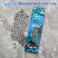 HKM-864787 9-Speed 116 Links Road Mountain Bike Chain Compatible with Shimano SRSAM