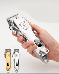 HKM-795859 Electric Hair Clipper with LCD Display and Adjustable Stainless Steel Blade
