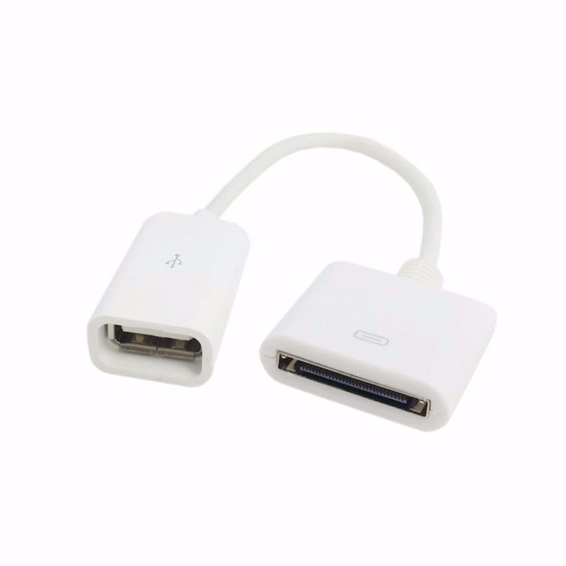 KTX-656851 USB 2.0 Female Adapter for Apple 30-Pin Devices - Connect U Disk, Keyboard, Mouse, Card Reader