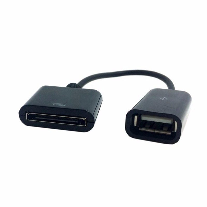 KTX-656851 USB 2.0 Female Adapter for Apple 30-Pin Devices - Connect U Disk, Keyboard, Mouse, Card Reader