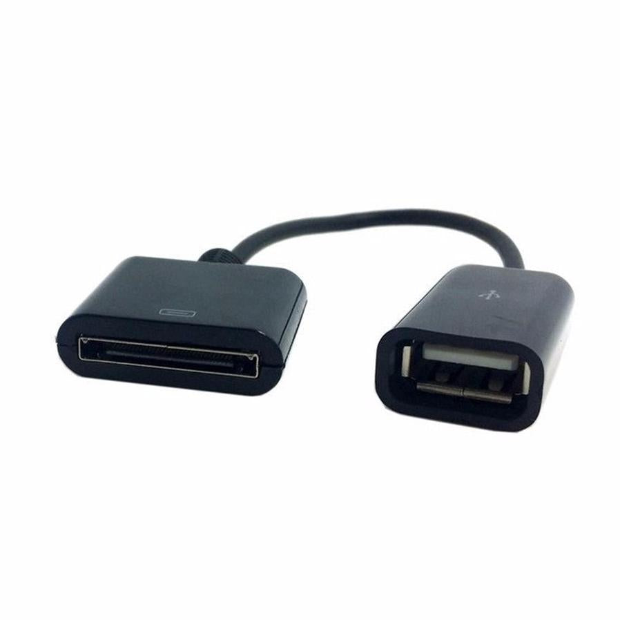 KTX-656851 USB 2.0 Female Adapter for Apple 30-Pin Devices - Connect U Disk, Keyboard, Mouse, Card Reader