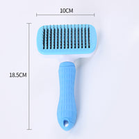 HKM-917203 Self-Cleaning Thick Needle Pet Grooming Comb for Cats and Dogs