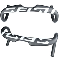 HKM-751507 Carbon Fiber Road Bike Bent Handlebar - 380/400/420/440mm Options for Enhanced Performance