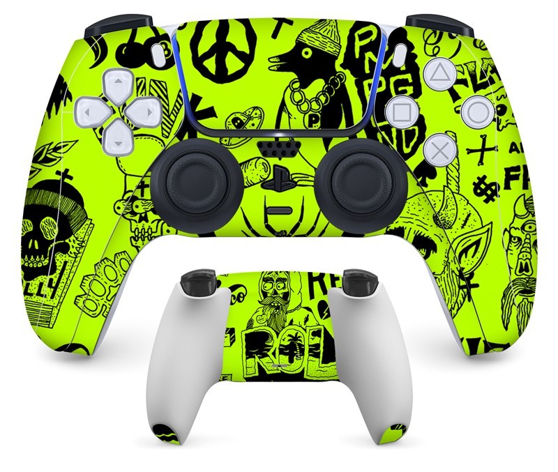 KTX-546963 PS5 Anti-Scratch Handle Sticker Protective Sleeve for Enhanced Grip