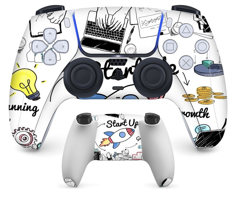 KTX-546963 PS5 Anti-Scratch Handle Sticker Protective Sleeve for Enhanced Grip