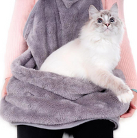 HKM-183571 Pet Carrier Bag with Sleeping Chest Panel to Keep Clothing Free from Cat Hair