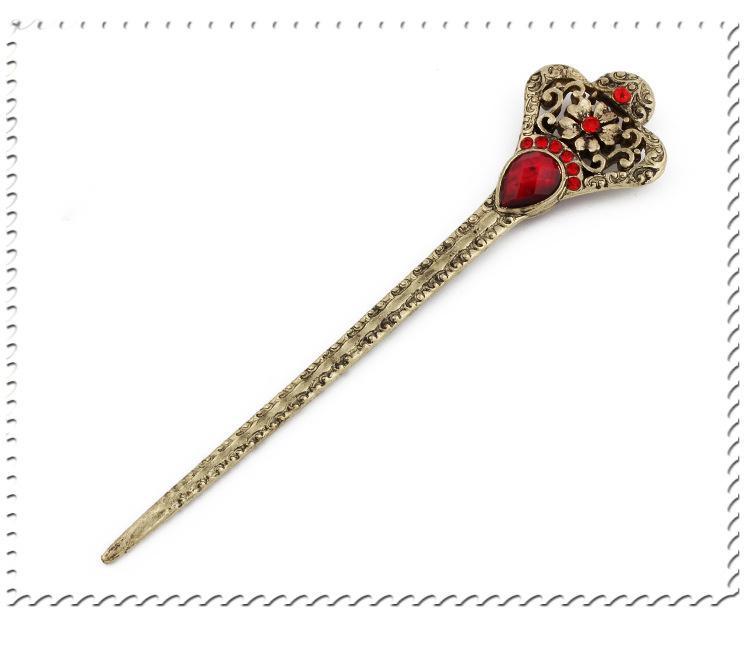 HKM-732627 Retro Geometric Alloy Hairpin Hair Accessories in Bright Colors