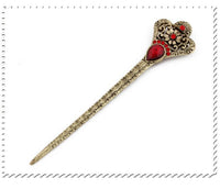 HKM-732627 Retro Geometric Alloy Hairpin Hair Accessories in Bright Colors