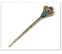 HKM-732627 Retro Geometric Alloy Hairpin Hair Accessories in Bright Colors