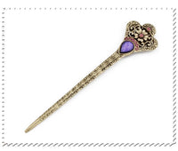HKM-732627 Retro Geometric Alloy Hairpin Hair Accessories in Bright Colors