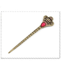 HKM-732627 Retro Geometric Alloy Hairpin Hair Accessories in Bright Colors