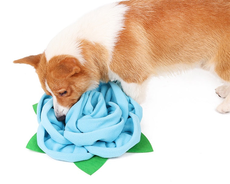 HKM-358291 Rose-Scented Polyester Chew Toy Pad for Food Training - 40x9 cm