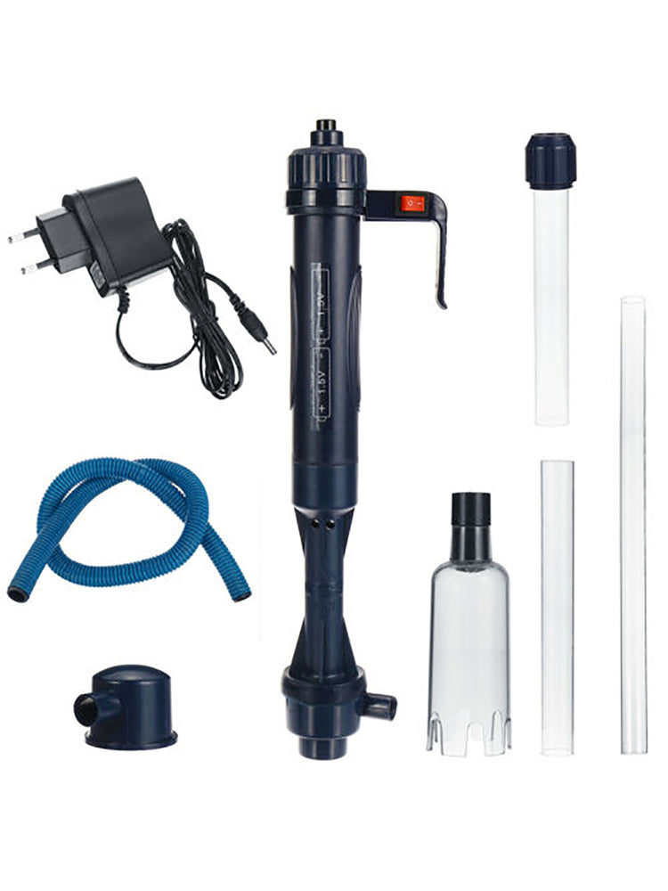 HKM-270995 Electric Aquarium Cleaning Siphon with Battery-Powered Suction for Safe and Easy Gravel Maintenance