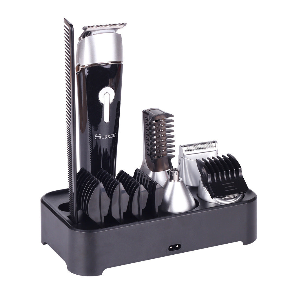HKM-561363 5-in-1 Mini Hair Clipper SK-0068 - Waterproof, Rechargeable, Dual Power Supply
