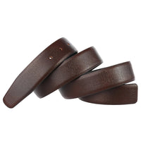HKM-083155 Perforated Men's Needle Belt with Small Cross Pattern - Model LY34-348